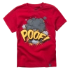 Παιδική μπλούζα AKO για αγόρια poof κόκκινο κοντομάνικες μπλούζες καλοκαιρινές μοντέρνες tshirt ελληνικά ετών