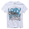 Παιδική μπλούζα AKO για αγόρια mayhem chaos άσπρο κοντομάνικες μπλούζες καλοκαιρινές μοντέρνες tshirt ελληνικά ετών
