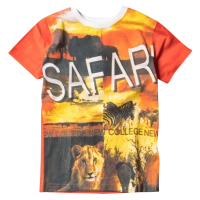 Παιδική μπλούζα New College για αγόρια Safari Πορτοκαλί