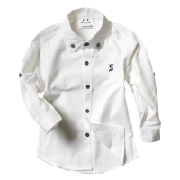 Παιδικό πουκάμισο για αγόρια Sandy Kids άσπρο