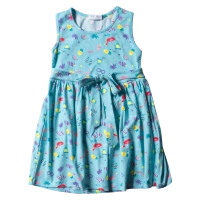 Παιδικό φόρεμα Εβίτα για κορίτσια Summer Time Γαλάζιο