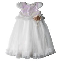 Παιδικό φόρεμα για κορίτσια Olivia Λευκό