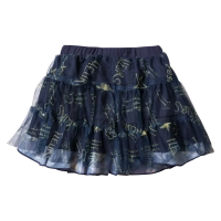 Παιδική φούστα tutu για κορίτσια διπλής όψης μπλε μοντέρνες ιδιαίτερες φούστες με τούλι για κορίτσάκια ετών