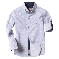 Παιδικό πουκάμισο για αγόρια Dreaux γαλάζιο καλά πουκάμισα για αγοράκια ετών βαμβακερά μοντέρνα ιδιαίτερα online