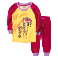 Παιδική πιτζάμα Like για κορίτσια Pony κίτρινο