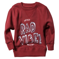 Βρεφική μπλούζα Minoti για αγόρια Rad Vibe μπορντό