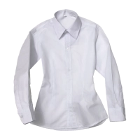 Παιδικό πουκάμισο για κορίτσια Basic2 άσπρο