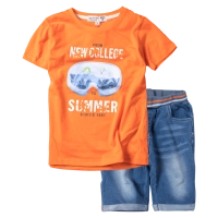 Παιδικό σετ New College για αγόρια Summer Πορτοκαλί