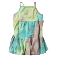 Παιδικό φόρεμα Joyce για κορίτσια Rainbow πράσινο κοριτσίστικα ελληνικά καθημερινά φορέματα 1