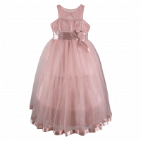 Παιδικό αμπιγέ φόρεμα για κορίτσια Grace ροζ 4-7