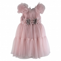 Παιδικό αμπιγέ φόρεμα για κορίτσια Ωραιάνθη ρόζ