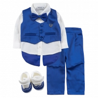 Βρεφικό σετ για νεογέννητα αγόρια Mr Man μπλε αγορίστικα παραγαμπράκια 3 μηνών μωρά online (2)