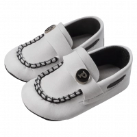 Βρεφικά παπούτσια αγκαλιάς για αγόρια Classic Boy λευκό αγορίστικα καλά μωρά 5 μηνών online (1)