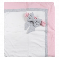 Βρεφική  κουβέρτα για κορίτσια  Dreams ροζ 