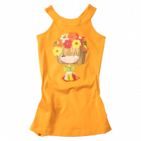 Παιδικό φόρεμα Mayoral για κορίτσια Calabaza πορτοκαλί
