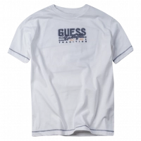 Παιδική μπλούζα GUESS για αγόρια Los Angeles άσπρη