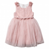 Παιδικό αμπιγέ φόρεμα για κορίτσια Εριφύλη ροζ