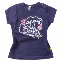 Βρεφική μπλούζα για κορίτσια Happy Days μπλε