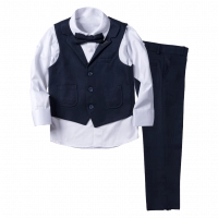 Παιδικό κοστούμι με γιλέκο για αγόρια Scissors μπλε 1-4