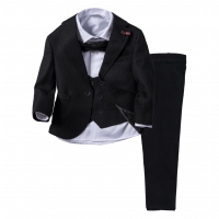 Παιδικό κοστούμι για αγόρια & παραγαμπράκια Φαέθων μαύρο 1-4