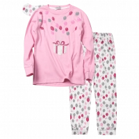 Παιδική πιτζάμα ΕΒΙΤΑ για κορίτσια Ballons ροζ