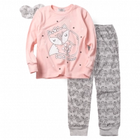 Παιδική πιτζάμα ΕΒΙΤΑ για κορίτσια Sleepy Owl ροζ 