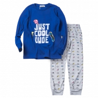 Παιδική πιτζάμα Hashtag για αγόρια Just Cool μπλε