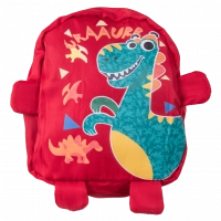 Παιδική τσάντα πλάτης για αγόρια Graurrr κόκκινο καθημερινή παιδικό σταθμό δεινόσαυροι online (1)