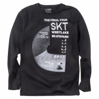 Παιδική μπλούζα Losan για αγόρια Skatepark μαύρο