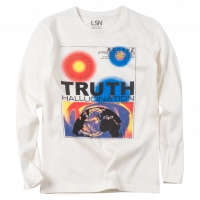 Παιδική μπλούζα Losan για αγόρια Truth άσπρο