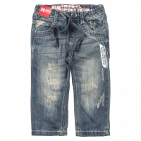 Παιδικό παντελόνι τζιν M-One για αγόρια Sport Denim μπλε καθημερινό άνετο  βόλτα σχολείο ετών online (1)