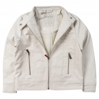 Παιδικό μπουφάν Εβίτα για κορίτσια leather άσπρο δερματίνη εποχιακά λεπτά ανοιξιάτικα δερμάτινα μπουφάν ετών online