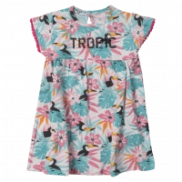 Βρεφικό φόρεμα Εβίτα για κορίτσια tropic 