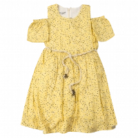 Παιδικό φόρεμα Εβίτα για κορίτσια summer time κίτρινο