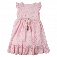 Παιδικό φόρεμα Εβίτα για κορίτσια over the sky ροζ 