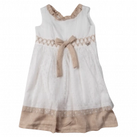 Παιδικό φόρεμα Εβίτα για κορίτσια sand castle μπεζ