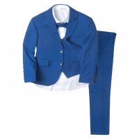 Παιδικό κοστούμι για αγόρια και παραγαμπράκια Ψέριμος μπλε 11 - 13
