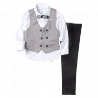 Παιδικό κοστούμι με γιλέκο για αγόρια Guaynabo γκρι 9-12