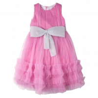Παιδικό φόρεμα αμπιγέ για κορίτσια Selene φούξια 