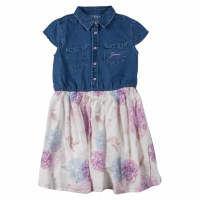Παιδικό φόρεμα Guess για κορίτσια Garden μπλε