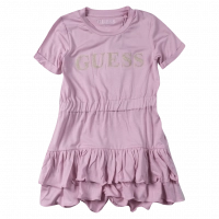 Παιδικό φόρεμα Guess για κορίτσια Loud ροζ