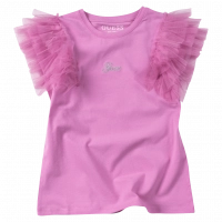 Παιδική μπλούζα Guess για κορίτσια Fair ροζ