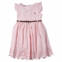 Παιδικό φόρεμα Εβίτα για κορίτσια Snow ροζ καλοκαιρινά ετών ελληνικά casual online  (1)