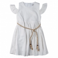Παιδικό φορεμά  Εβίτα για κορίτσια Whitness άσπρο