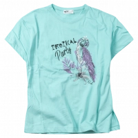 Παιδική μπλούζα NEK για κορίτσια Tropical party μεντα 