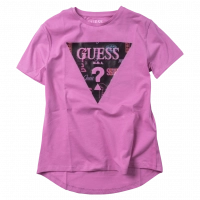 Παιδική μπλούζα Guess για κορίτσια Saimon ροζ