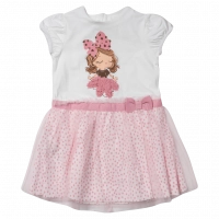 Παιδικό φόρεμα Mayoral για κορίτσια dreaming summer ροζ 