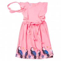 Παιδικό φόρεμα Εβίτα για κορίτσια Flem φούξια 