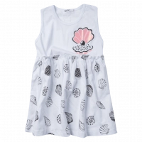 Παιδικό φόρεμα ΝΕΚ για κορίτσια Pearl άσπρο