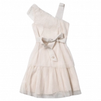 Παιδικό φόρεμα Mayoral για κορίτσια Dust μπεζ